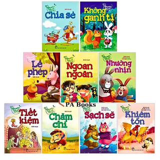 Sách - combo 9 cuốn gieo mầm tính cách cho bé yêu - truyện tranh cho bé