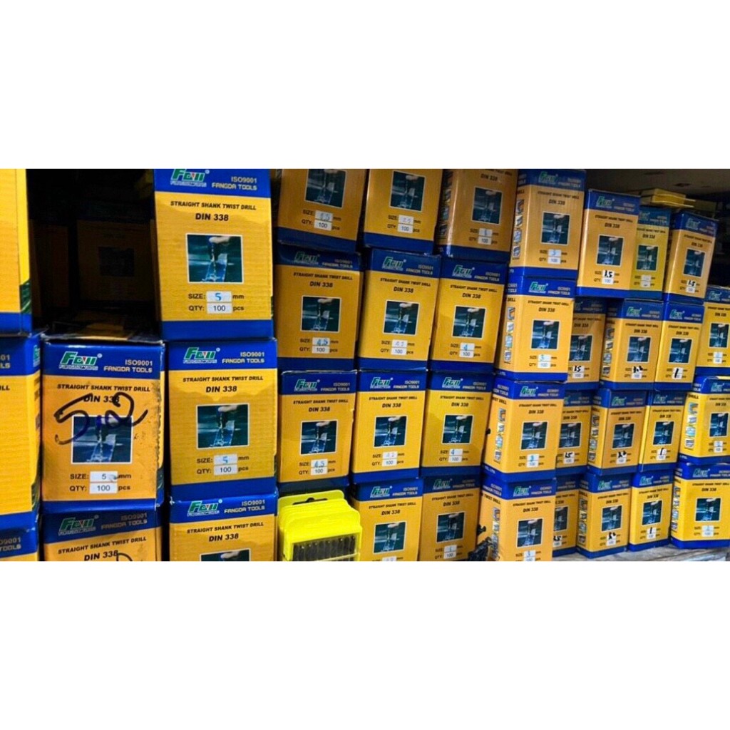 Mũi Khoan Sắt , Thép , Inox , Gỗ Favi Size 8 li Đến 16 li