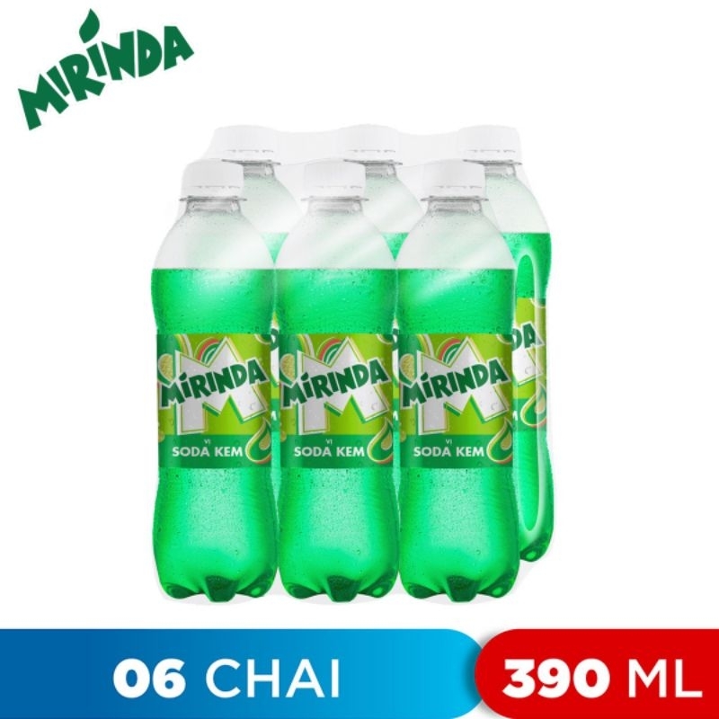 12chai nước ngọt mirinda Thái xanh chai 390ml đậm đà thơm ngon là nước giải khác uống lạnh ngon tuyệ