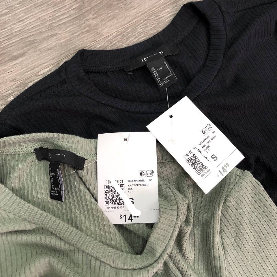 Áo Thun F//21 Rút Eo dài tay KAMI