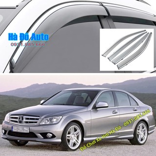 Vè mưa mercedes c 200 250 300 đời 2007 2008 2009 2010 2011 2012 2013 2014 w204 - bộ viền che mưa cánh cửa mercedes c