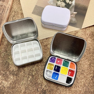 Khay chiết màu nail , Pan chiết màu , Cây que trộn gel , tán gel ombre