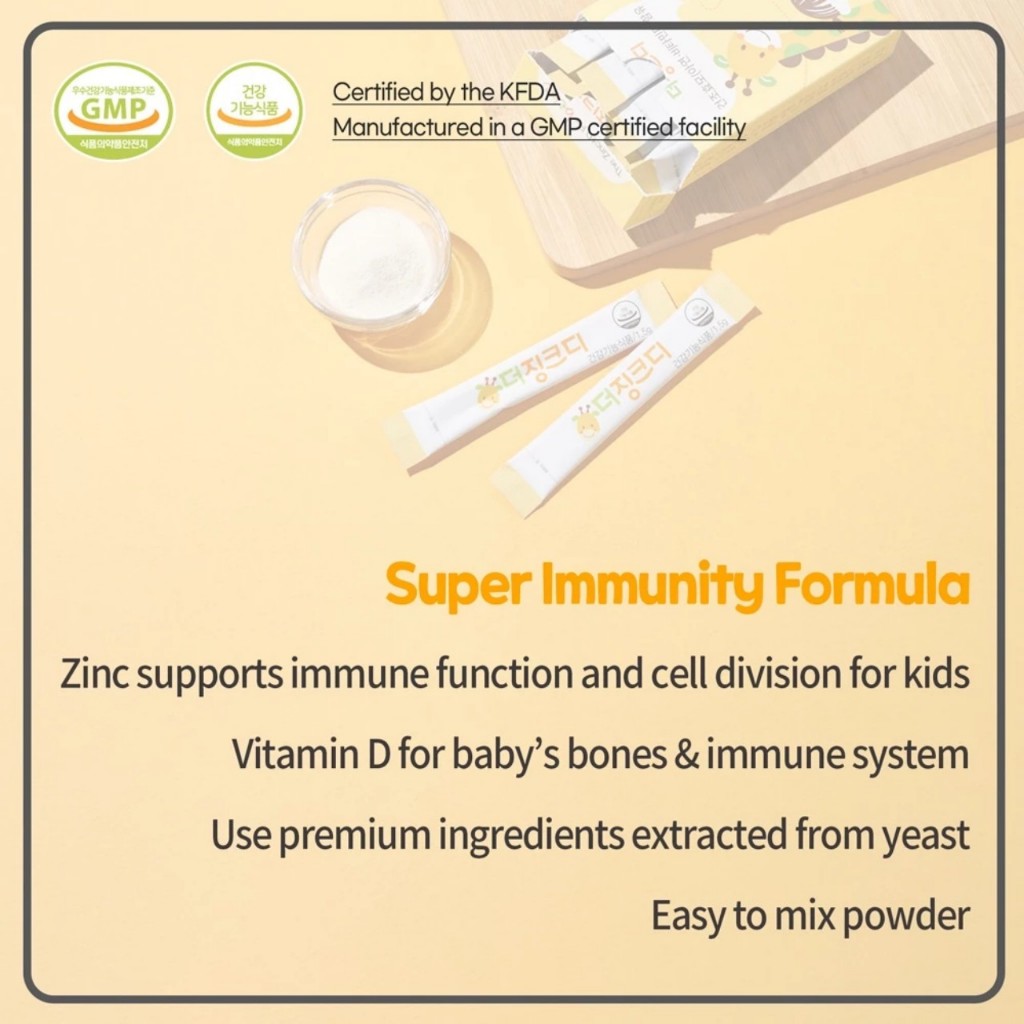 The ZincD-Zinc Và Vitamin D Gmpharm Cho Bé Nội Địa Hàn Quốc