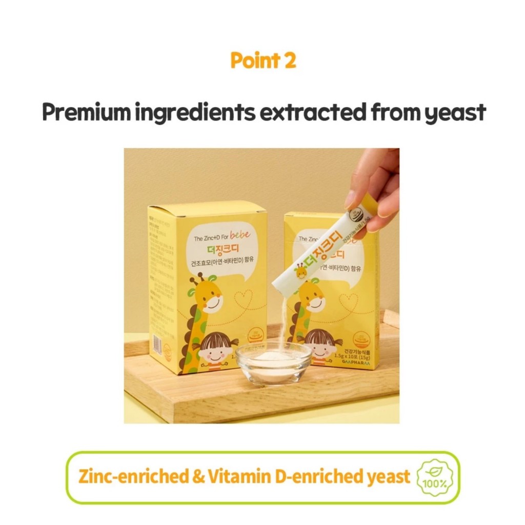 The ZincD-Zinc Và Vitamin D Gmpharm Cho Bé Nội Địa Hàn Quốc