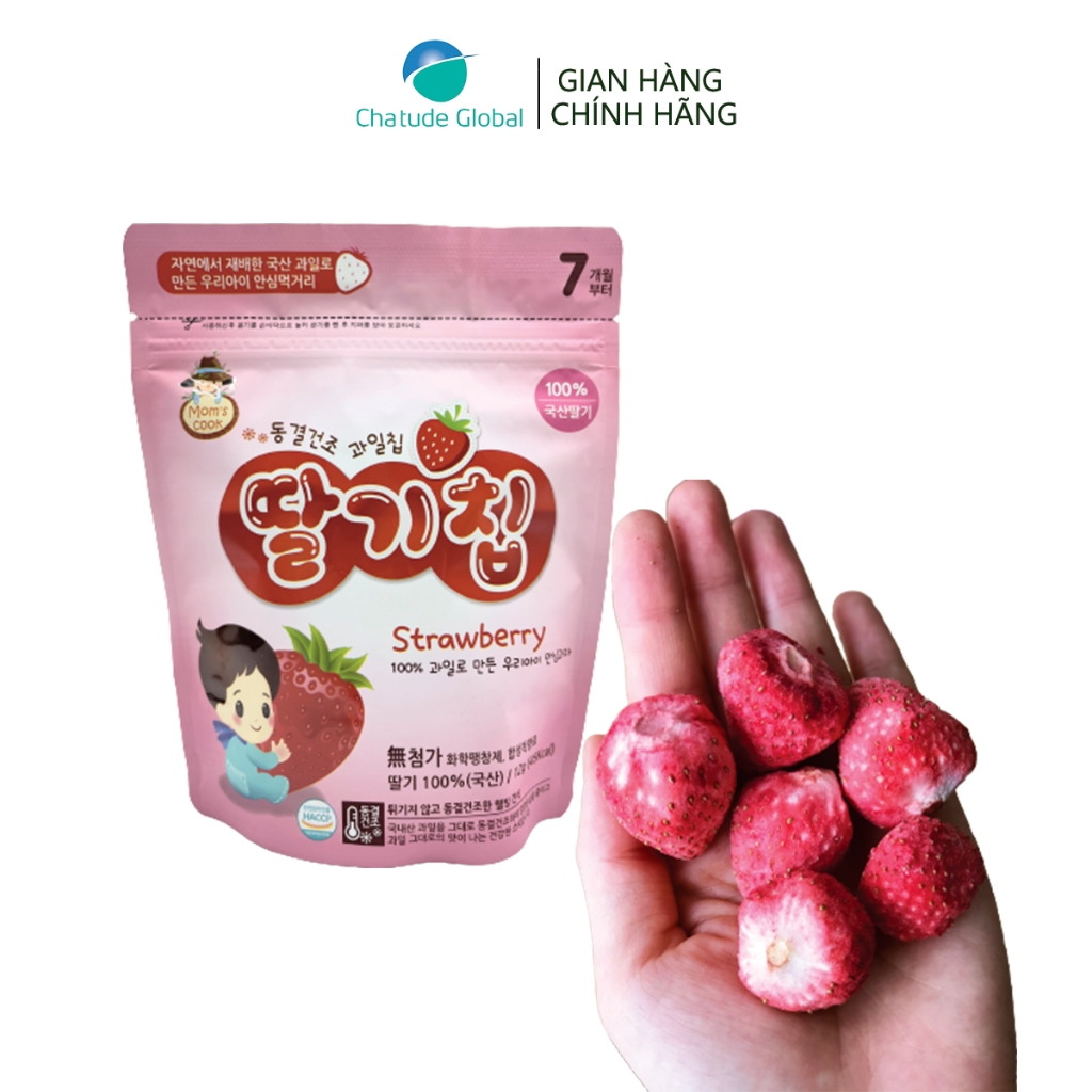 Hoa quả sấy khô Mom's Cook nhập khẩu Hàn Quốc