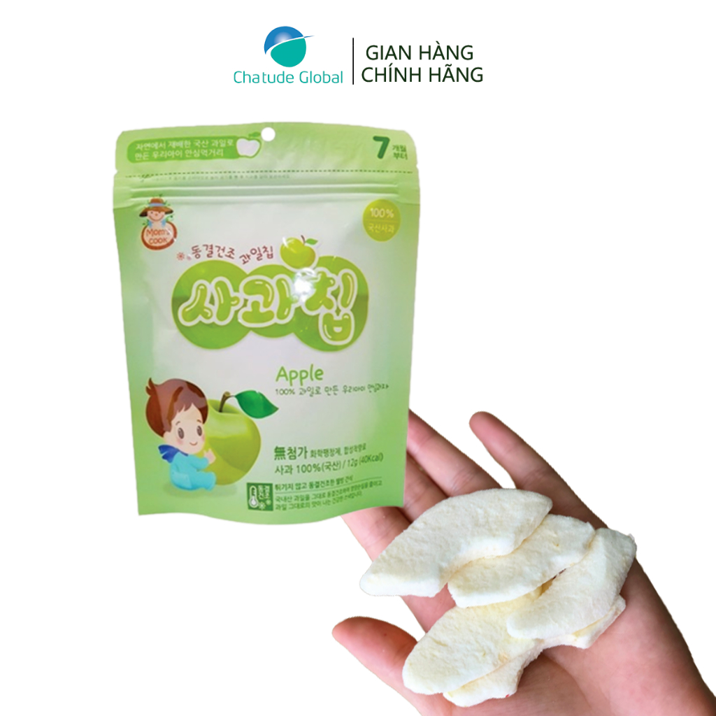 Hoa quả sấy khô Mom's Cook nhập khẩu Hàn Quốc