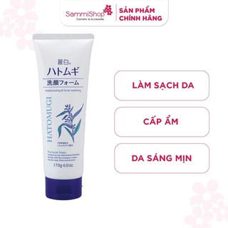  Kumano Sữa Rửa Mặt Reihaku Hatomugi W Cleansing Foam 170g 