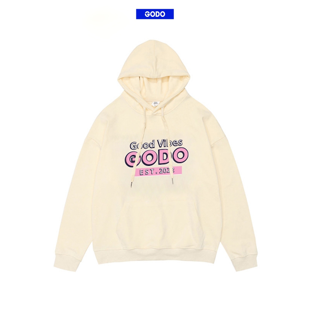 áo hoodie Localbrand Unisex GODO Good Vibes