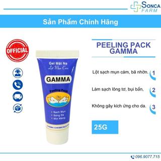 Kem Lột Mụn Peeling Pack Gamma 25G Lột Sạch Mụn Đầu Đen, Mụn Cám