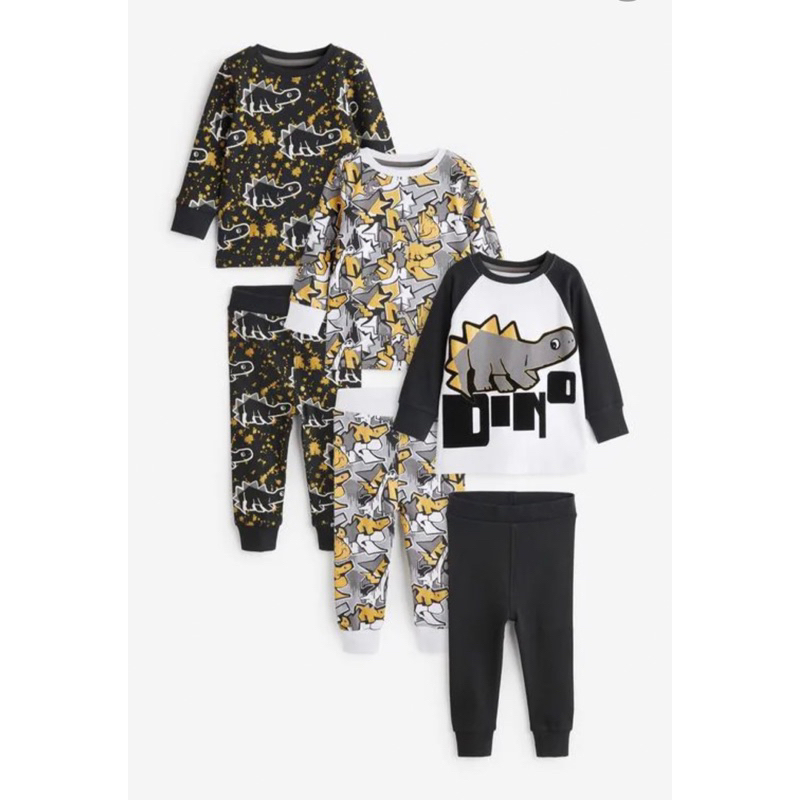 Set Pyjamas bộ quần áo ngủ dài tay cho bé trai