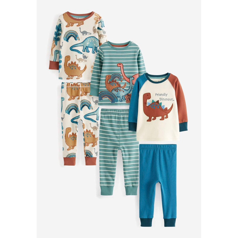 Set Pyjamas bộ quần áo ngủ dài tay cho bé trai