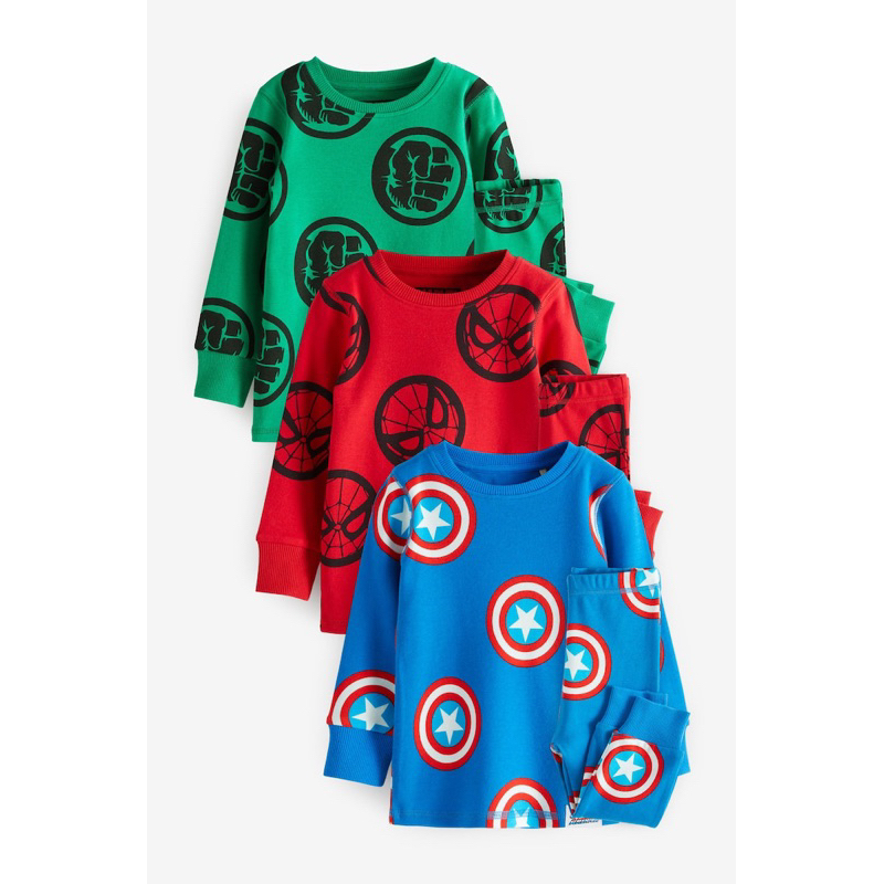 Set Pyjamas bộ quần áo ngủ dài tay cho bé trai