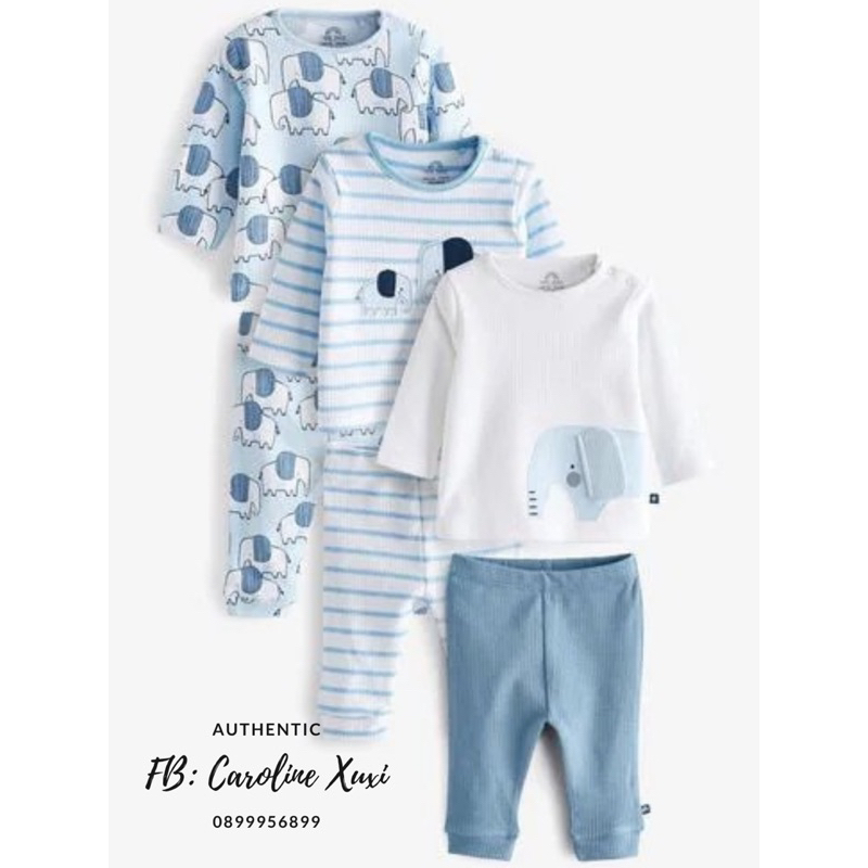 Set Pyjamas bộ quần áo ngủ dài tay cho bé trai