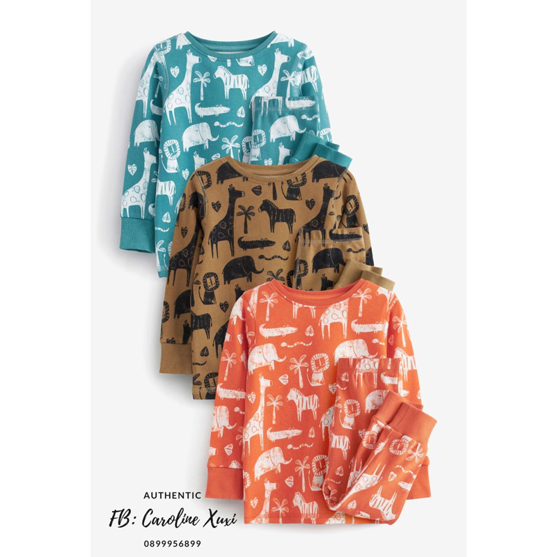 Set Pyjamas bộ quần áo ngủ dài tay cho bé trai