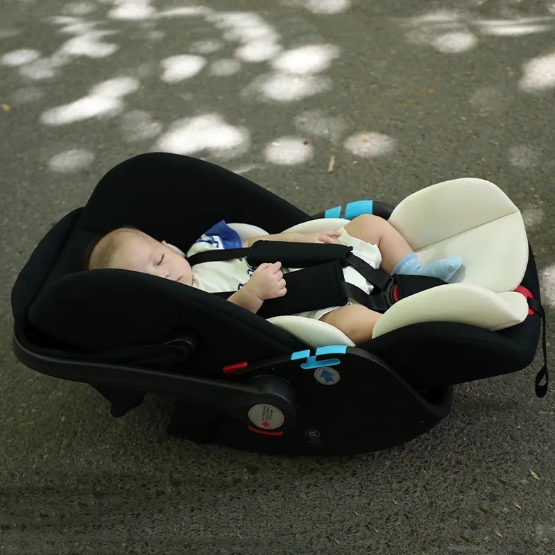 Nôi xách tay kiêm ghế ô tô SteAnny NGẢ LƯNG 2 tư thế ngồi và nằm 95 độ đến 165 độ cho bé ngủ