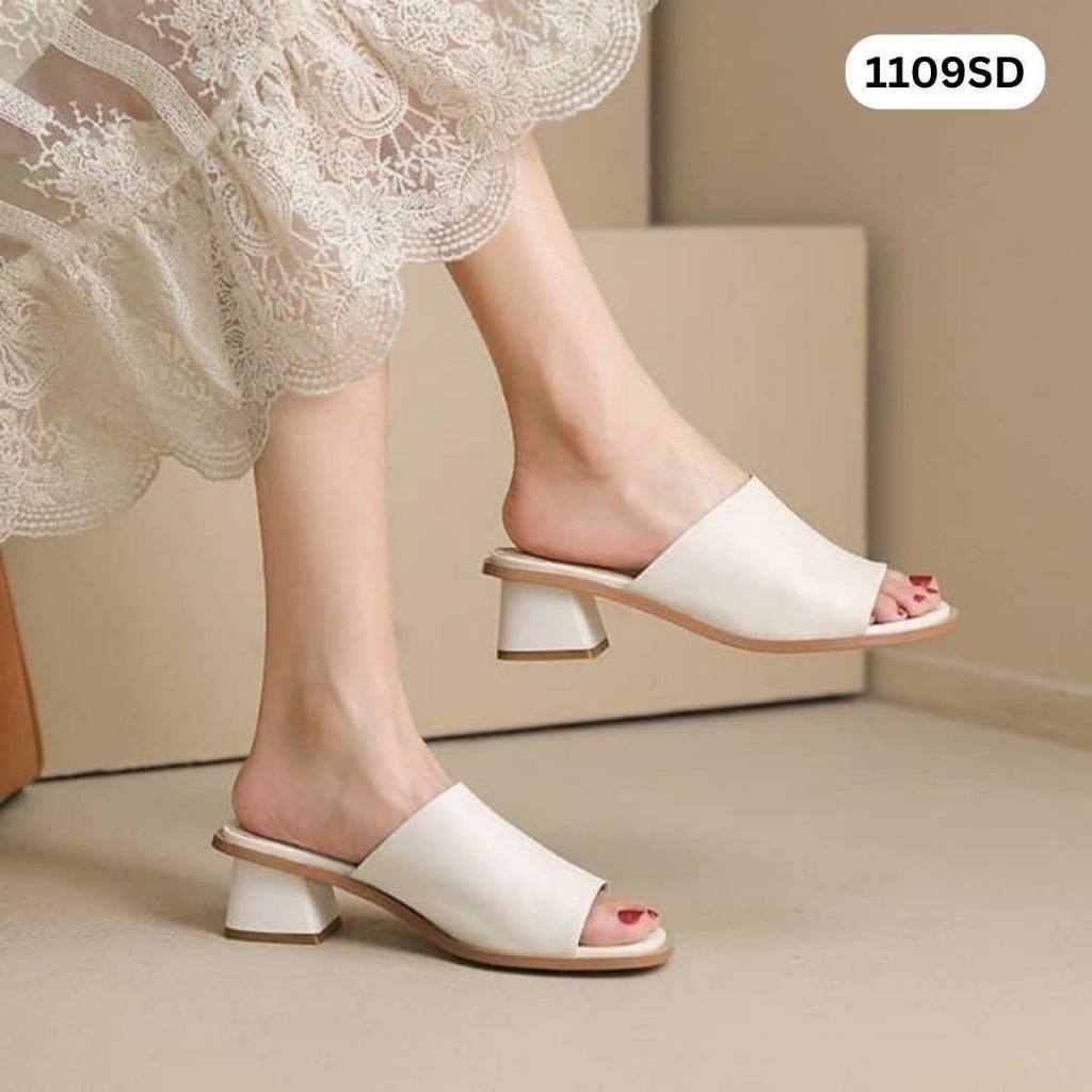 Dép Sục Da Pu Hàng Loại 1 Xịn Xò Siêu Dễ Mix Đồ 1109SD