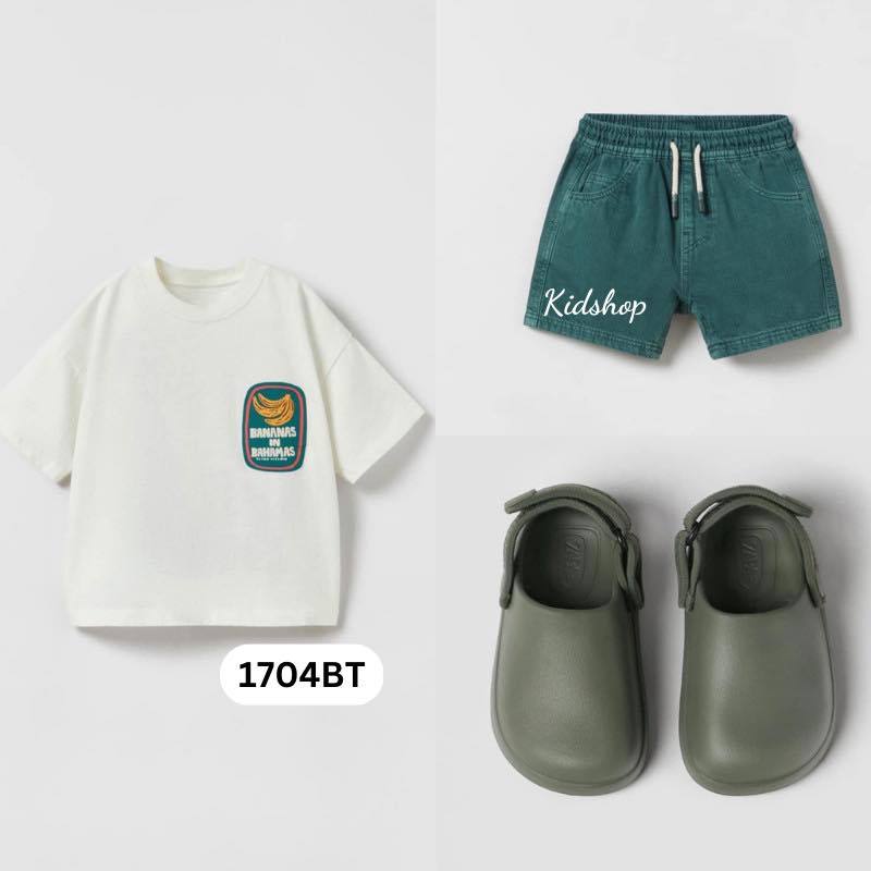 Set Bộ Bé Trai Siêu Đáng Yêu Siêu Xịn Xò Chuẩn Chất Cotton 1704BT