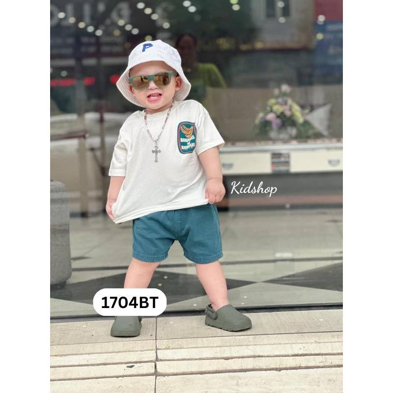 Set Bộ Bé Trai Siêu Đáng Yêu Siêu Xịn Xò Chuẩn Chất Cotton 1704BT