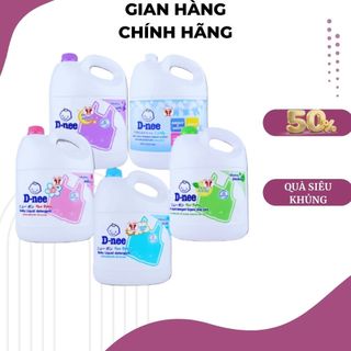 Nước Giặt Xả Cho Trẻ Em, Nước Giặt Quần Áo Em Bé Dnee 3000ml An Toàn, Chính Hãng Kèm Tem Đại Thịnh