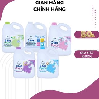 (CHUẨN THÁI) Nước Giặt Dnee 3000ml/600ml Thơm Dịu An Toàn Cho Bé - Nước Giặt Thái Hàng Chính Hãng