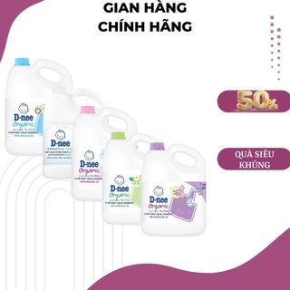 Nước Giặt Xả Cho Trẻ Em Dnee 3000ml, Nước Giặt Quần Áo Em Bé An Toàn, Chính Hãng Đại Thịnh
