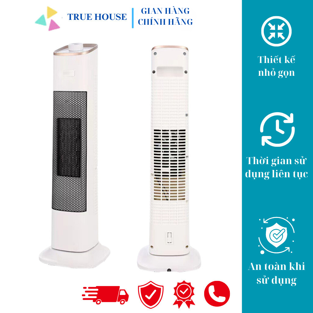 Quạt Sưởi Gốm ⚡ CHÍNH HÃNG ⚡ Máy Sưởi Đứng TCL Công Suất 2200W-Làm Ấm Nhanh,Tỏa Nhiệt Đều,Xoay 120 Độ -Bảo Hành 12 Tháng