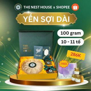 100G Tổ yến sào tinh chế sợi dài tự nhiên Khánh Hòa Nha Trang The Nest House