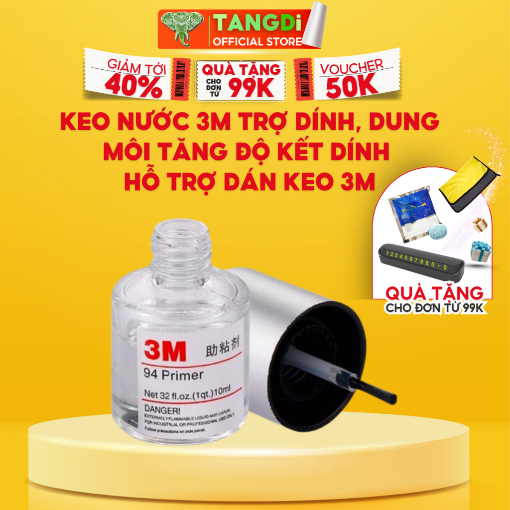 Keo nước 3M trợ dính, dung môi tăng độ kết dính hỗ trợ dán keo 3M siêu chắc TANGDi