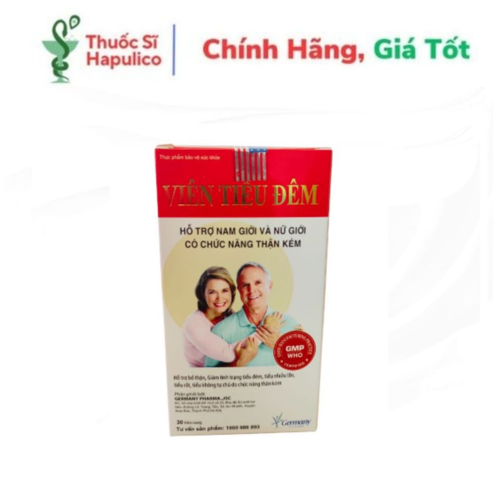 Viên tiểu đêm hỗ trợ Nam giới và Nữ giới có chức năng thận kém, tiểu đêm, tiểu nhiều lần, tiểu rắt