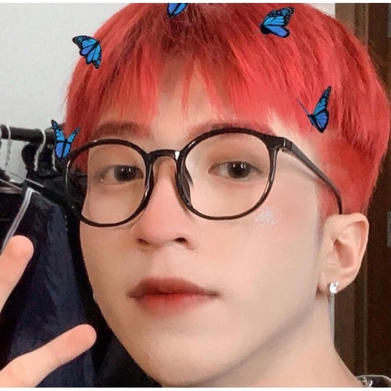 Kính giả cận thời trang nam nữ gọng vuông phong cách Ulzzang, mắt kính không độ chống tia UV đẹp giá rẻ 056