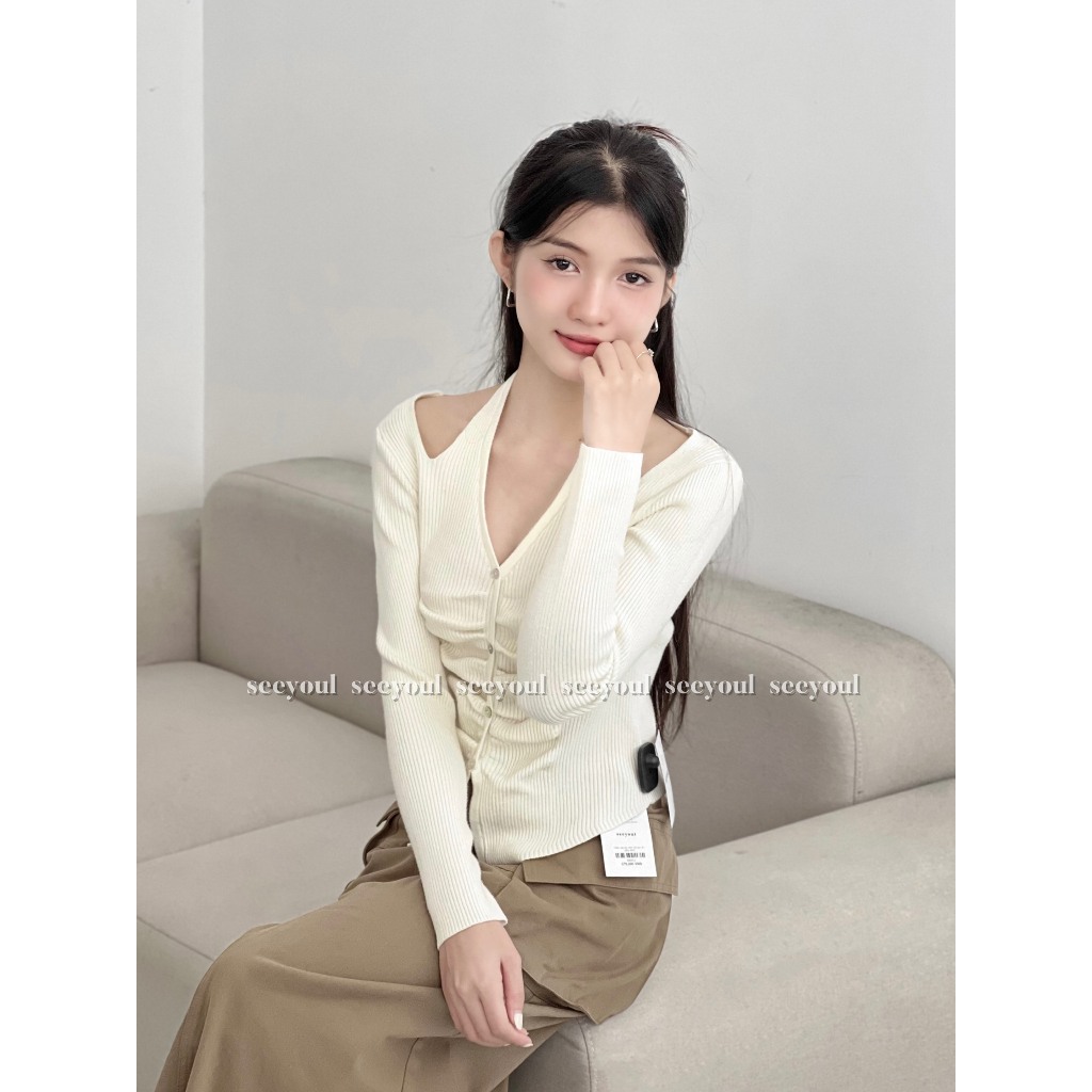 Áo len kiểu yếm-4478