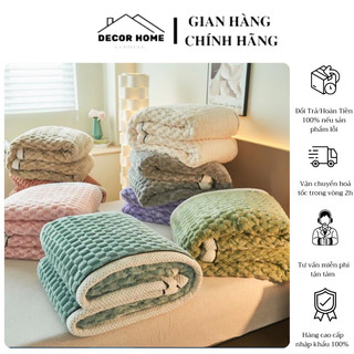 Chăn lông thỏ , Chăn nỉ tuyết thu đông mềm mịn , không dụng lông hàng nhập khẩu kích thước 2Mx2M3