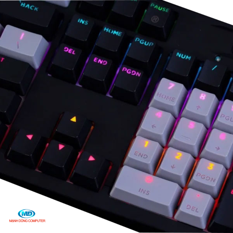 Bàn Phim Cơ Dareu EK810X Cơ Quang kết nối USB 2.0 và hỗ trợ Chống Nước IPX4.