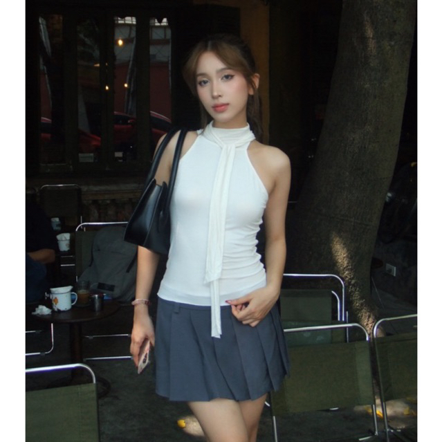 Áo Halter Cotton Top