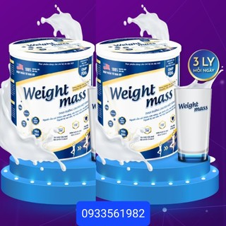 Combo sữa tăng cân weight masssữa tăng cân weight mass hộp 400g _ 720g