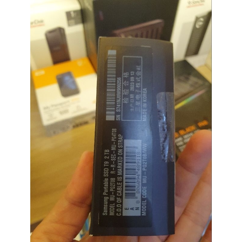 Ổ cứng SSD di động T9 1TB 2TB 4TB Samsung - Bảo hành tháng 36 tháng