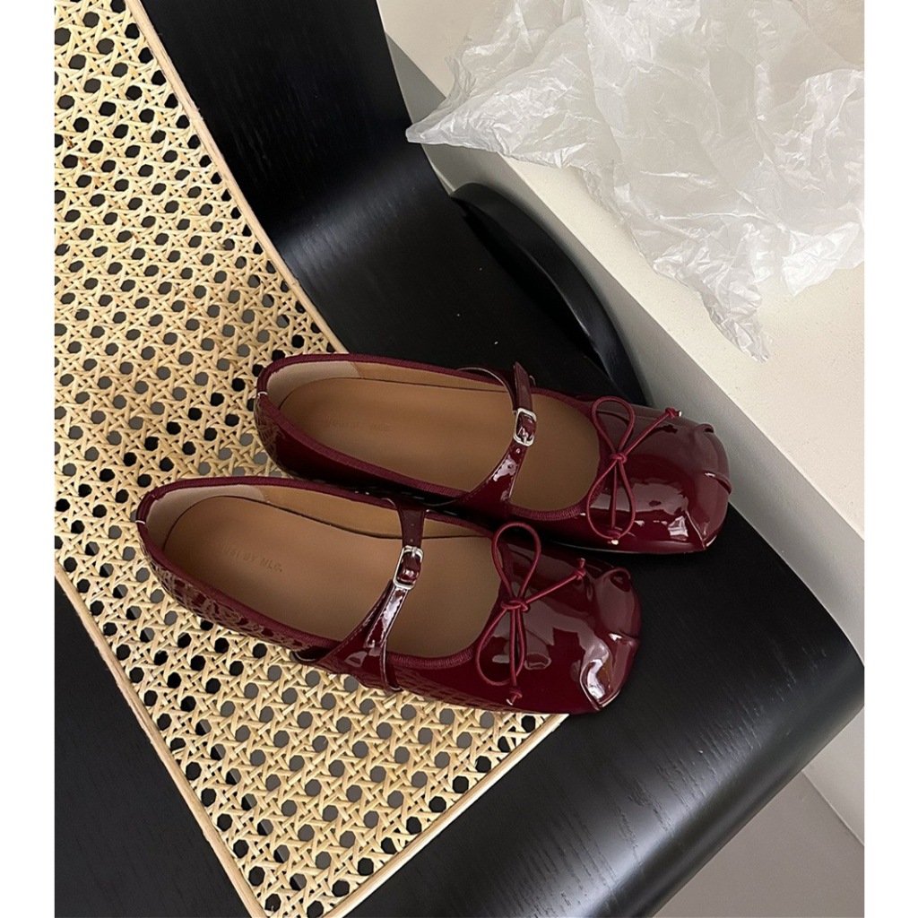 Giày Búp Bê Mũi Tròn Đính Nơ Dễ Thương Thanh Lịch Trendy Westie Studio - A417.GN