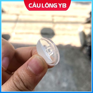Móc treo cầu lông gắn trần, miếng treo dây luyện tập cầu lông trong suốt hình tròn