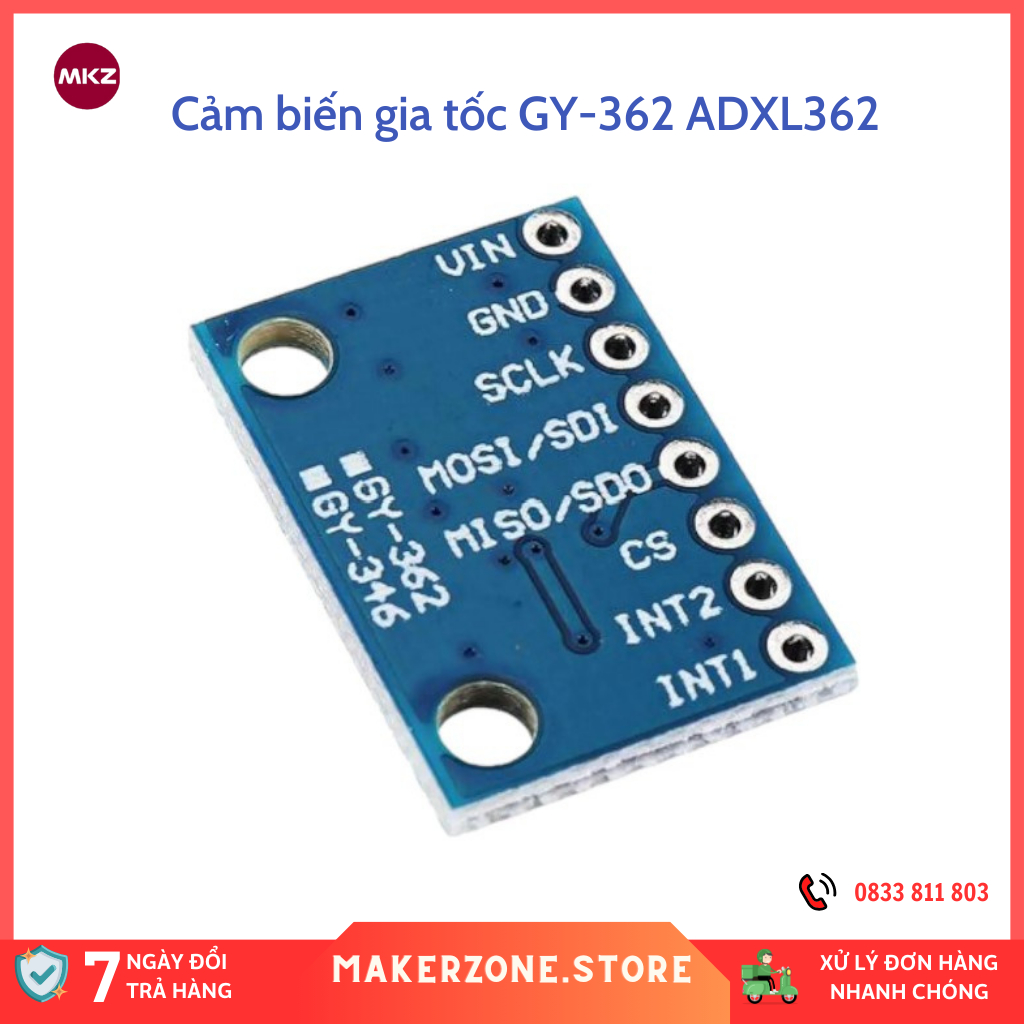 Cảm Biến Gia Tốc GY-362 ADXL362