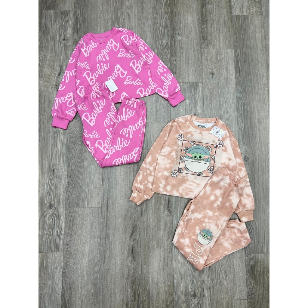 Set bộ nỉ bông bé gái Star Wars