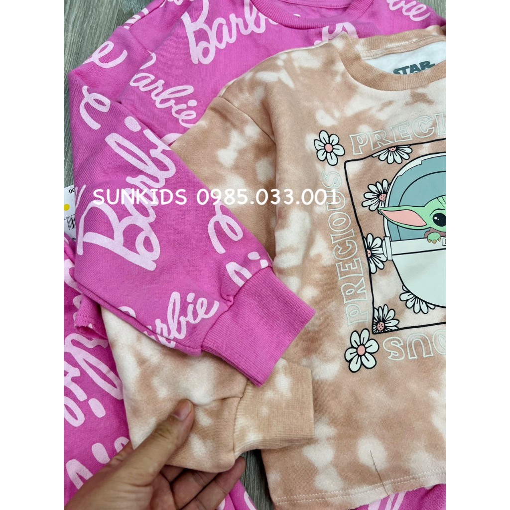 Set bộ nỉ bông bé gái Star Wars