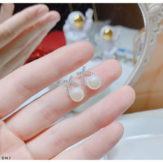Bông tai móc trai bạc ta dáng mới
