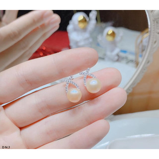 Bông tai móc trai bạc ta dáng mới