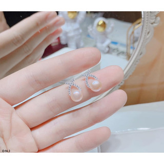 Bông tai móc trai bạc ta dáng mới