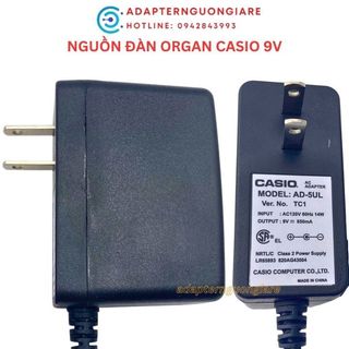 Nguồn đàn casio ctk-520 ctk-520l ctk-530 ctk-531 9v hàng xịn chính hãng