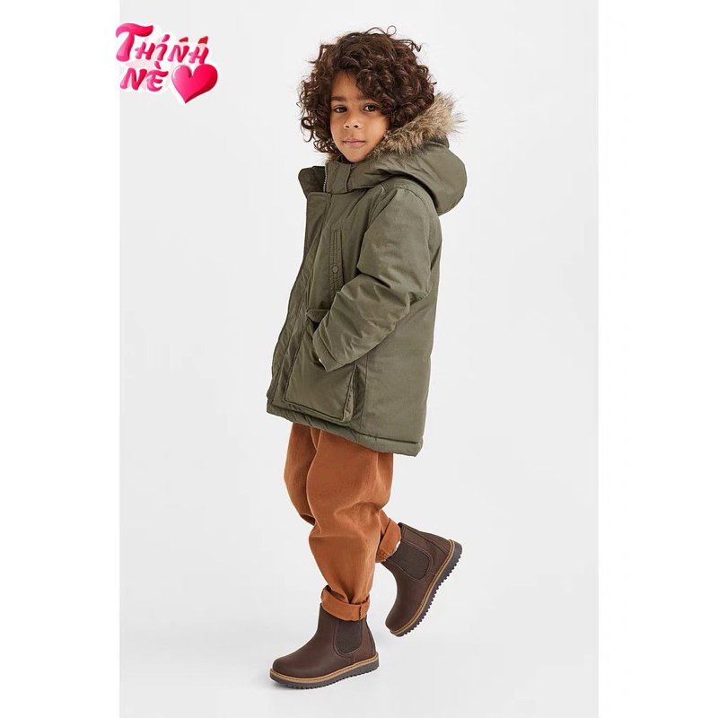 Áo parka lót lông cừu George