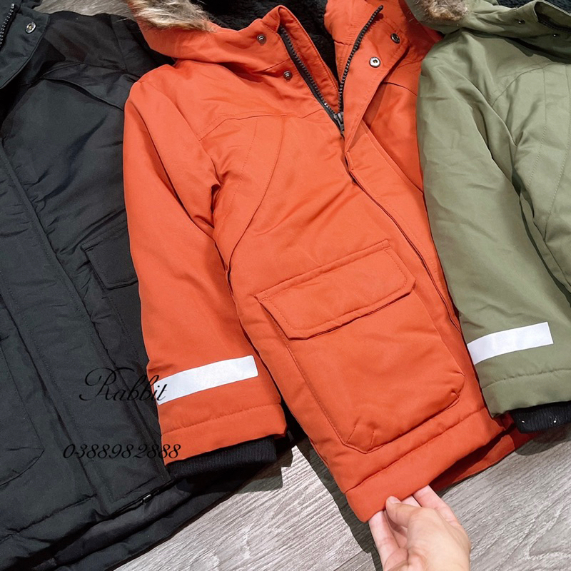 Áo parka lót lông cừu George