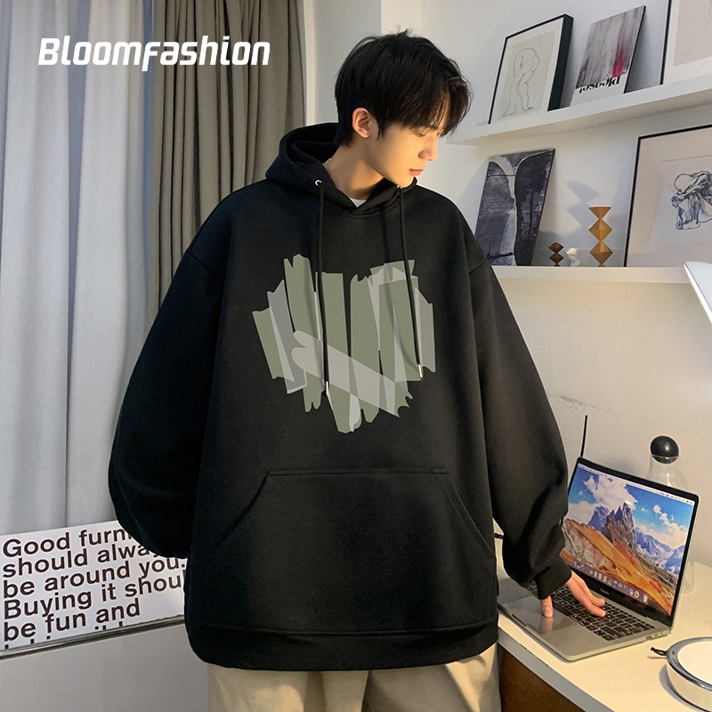 Áo hoodie nỉ nam nữ in hình trái tim độc đáo chonmua365