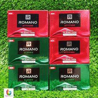 Combo 3 xà bông cục romano hương nước hoa 90g