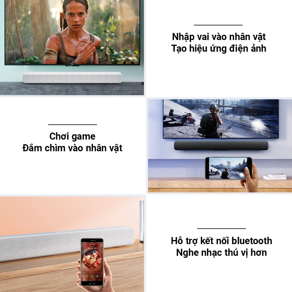 Loa thanh Tivi Smart XIAOMI Redmi Soundbar TV Bluetooth 5.0 không dây 30W - Hàng chính hãng